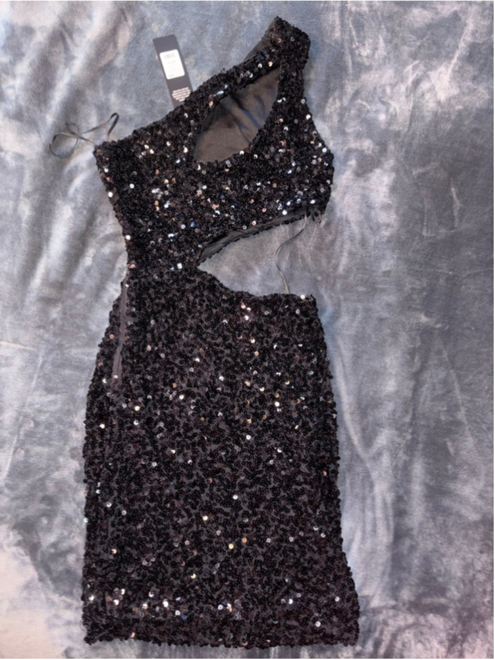 NWTs Fashion Nova Ibiza Sequin Mini Dress XS - Picture 3 of 4